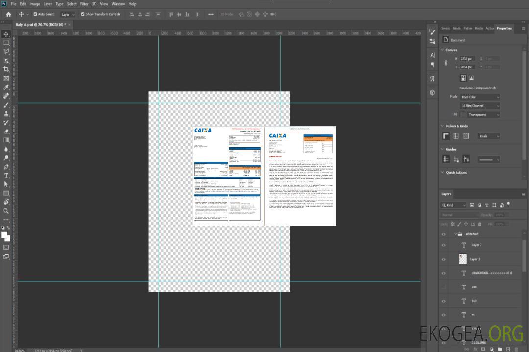 Relevé hypothécaire de la banque Brésil Caixa, 3 pages, 1, 2 scr template